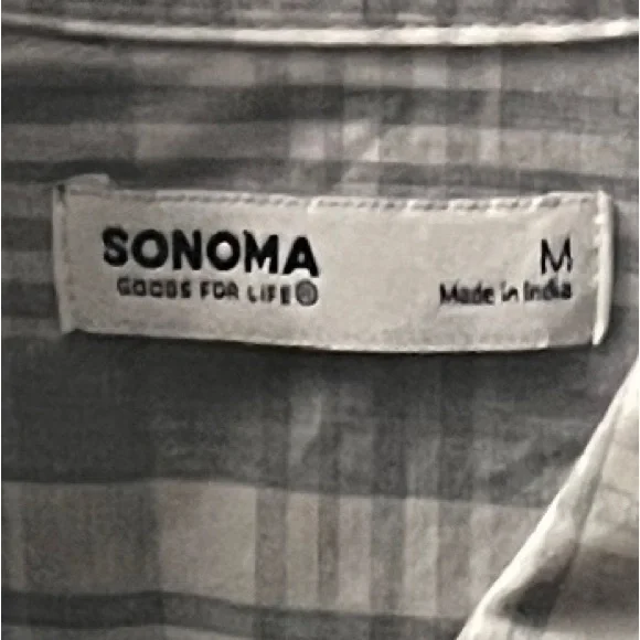 Classic Gray Checkered Men's Shirt - Picture 2 of 2